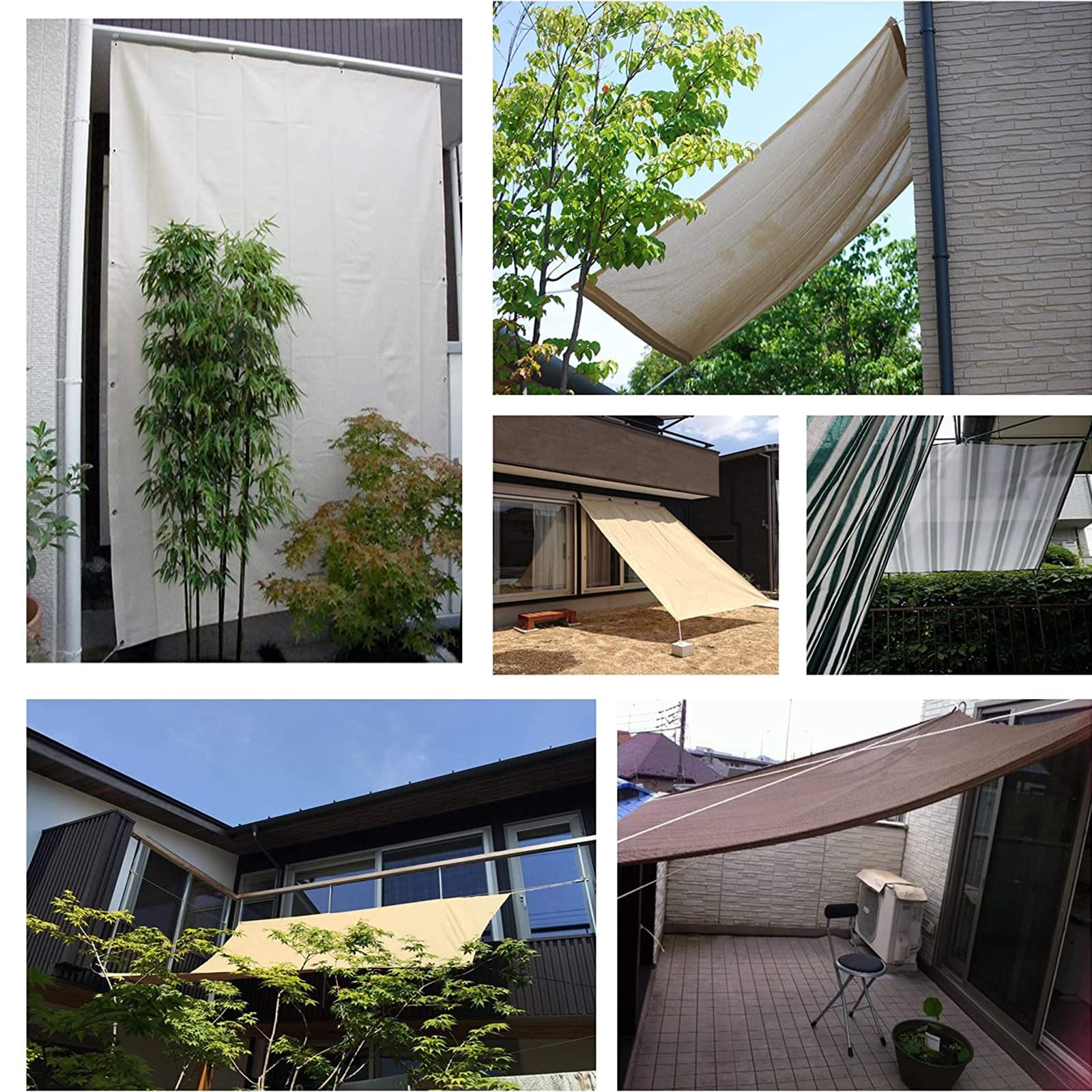 日よけシェード 4x6m サンシェード クールシェード Amazon.co.jp: 日除けシェード サンシェード クールシェード 4 x 6 m